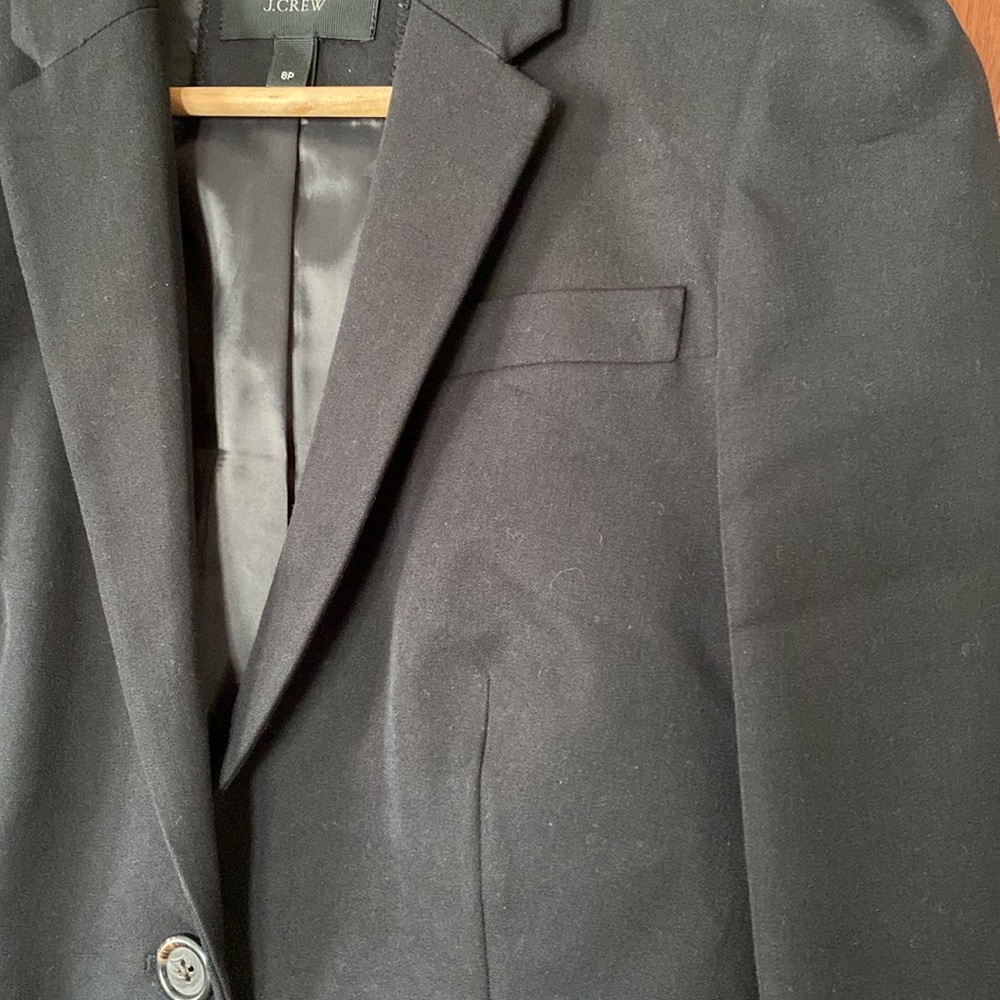 J Crew well constructed and lined petite jacket w/ slightly puffed sleeves - Picture 6 of 13